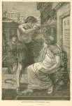 Antonius offering the diadem to Cæsar