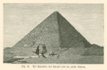 Die Pyramide des Cheops und der grosse Sphinx