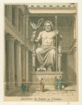 Zeusstatue im Tempel zu Olympia