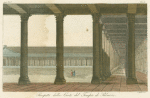 Prospetto della corte del tempio di Palmira