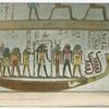 Thebes, interior of the tomb Amenhotep