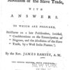 Objections to the abolition of the slave trade, with answers 