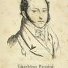 Gioachino Rossini, Opern Componist, Geb. 1790 zu Pesaro.