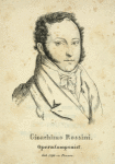 Gioachino Rossini, Opern Componist, Geb. 1790 zu Pesaro.