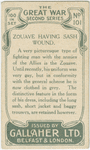 Zouave having sash wound.