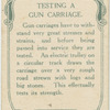 Testing a gun carriage.