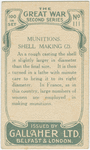 Munitions shell making.