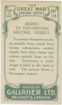 Marks to distinguish neutral vessels.