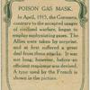 Poison gas mask.