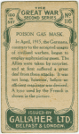 Poison gas mask.