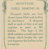 Munitions shell making.