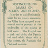 Distinguishing marks on allies aeroplanes.