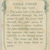 Range finder.