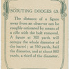Scouting dodges.