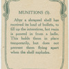 Munitions shell making.