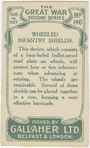 Wheeled infantry shields.