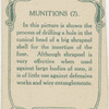 Munitions shell making.