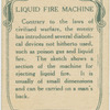 Liquid fire machine.