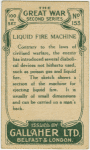 Liquid fire machine.