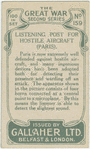 Listening post for hostile aircraft (Paris).