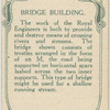 Bridge building.