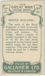 Bridge building.