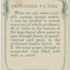 Improvised filters.