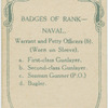 Badges of rank - naval.