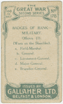 Badges of rank - military.
