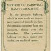 Method of carrying hand grenades.