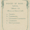 Badges of rank -naval.