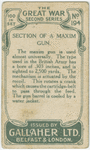 Section of a maxim gun.