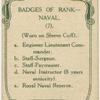 Badges of rank -naval.