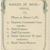 Badges of rank -naval.