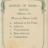 Badges of rank -naval.