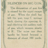 Silencer on big gun.