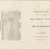 Prospectus For Publishing A Series of Real Estate Atlases of the City of Brooklyn by G.M. Hopkins, Civil and Topographical Engineer