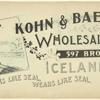 Kohn & Baer, wholesale furriers, 597 Broadway.