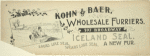 Kohn & Baer, wholesale furriers, 597 Broadway.