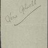 Autograph of Lena Ashwell