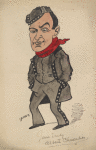 Caricature of Albert Chevalier