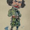 Caricature of W. H. Denny in Yeoman of the Guard