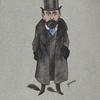 Caricature of Richard D'Oyly Carte