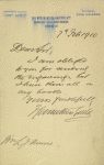 Letter from Sir Francis Carruthers Gould.