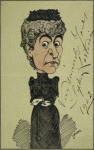 Caricature of Sophie Larkin