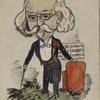 Caricature of Sir August Manns