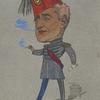 Caricature of Harry Nicholls