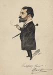 Caricature of George Nolen