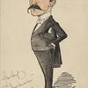 Autographed caricature of Thomas Pemberton