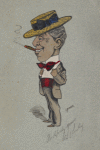Caricature of William Sidney Penley